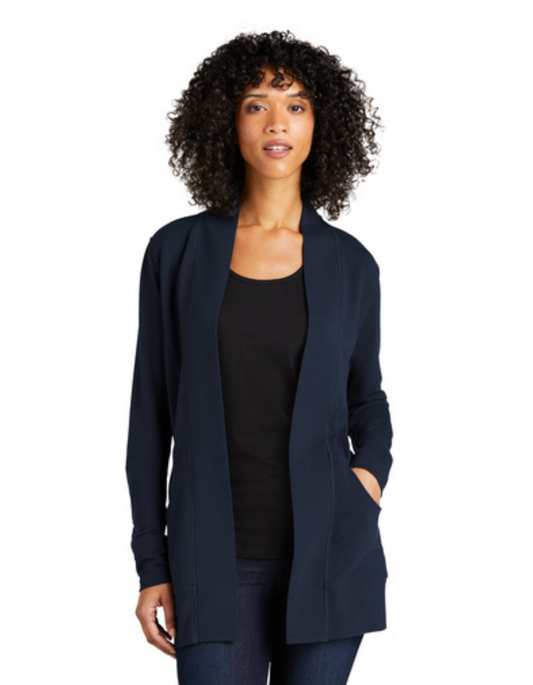 Ladies Microterry Cardigan